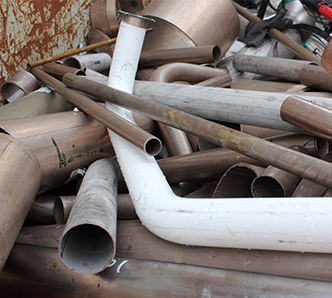 Scrap Metal Recycling Services Sterling Heights MI | Admiral Metals - pipes